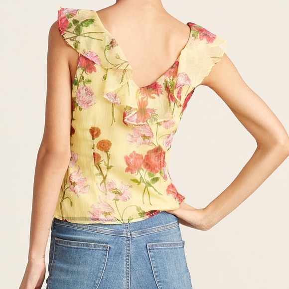 BB Dakota Yellow Iris Botany of Desire Blouse - Picture 2 of 5